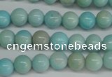 CLR351 15.5 inches 6mm round dyed larimar gemstone beads