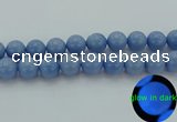 CLU108 15.5 inches 20mm round blue luminous stone beads