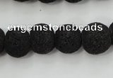 CLV381 15.5 inches 14mm ball dyed lava beads wholesale