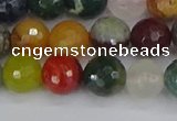 CME102 15.5 inches 8mm faceted round mixed gemstone beads