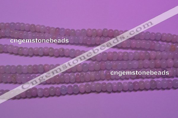 CMG130 15 inches 4*6mm rondelle natural morganite beads wholesale