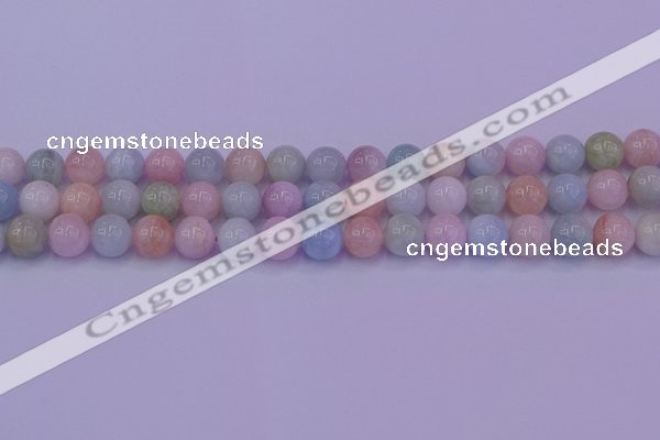 CMG142 15.5 inches 8mm round natural morganite gemstone beads