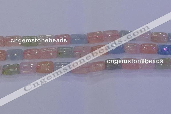 CMG244 15.5 inches 10*14mm rectangle morganite beads wholesale