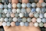 CMG422 15.5 inches 10mm round natural morganite gemstone beads
