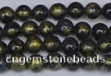 CMJ1005 15.5 inches 4mm round Mashan jade beads wholesale