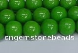 CMJ116 15.5 inches 10mm round Mashan jade beads wholesale