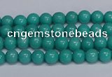 CMJ190 15.5 inches 4mm round Mashan jade beads wholesale
