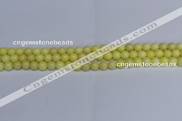 CMJ297 15.5 inches 8mm round Mashan jade beads wholesale