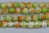 CMJ450 15.5 inches 6mm round rainbow jade beads wholesale