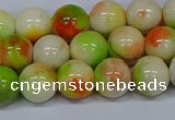 CMJ452 15.5 inches 10mm round rainbow jade beads wholesale