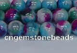 CMJ613 15.5 inches 10mm round rainbow jade beads wholesale