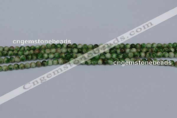 CMJ701 15.5 inches 4mm round rainbow jade beads wholesale