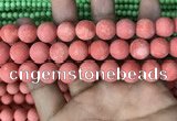 CMJ829 15.5 inches 12mm round matte Mashan jade beads wholesale