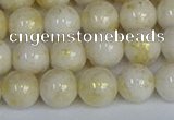 CMJ901 15.5 inches 6mm round Mashan jade beads wholesale