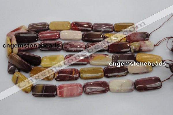 CMK100 15.5 inches 15*30mm rectangle mookaite beads wholesale