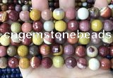 CMK354 15 inches 10mm faceted round mookaite beads wholesale