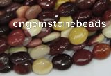 CMK73 15.5 inches 8*10mm oval mookaite gemstone beads wholesale