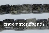 CMO15 15.5 inches 12*12mm square moss quartz beads wholesale