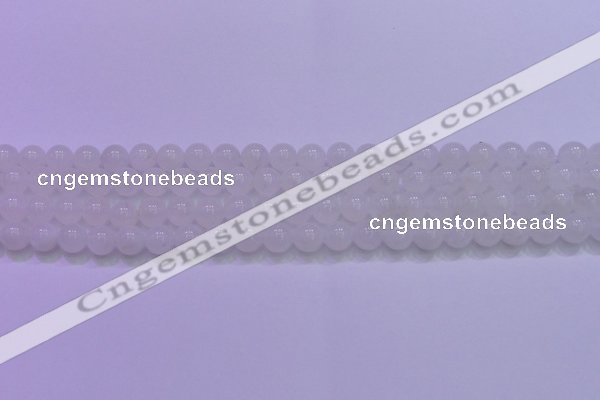 CMS1252 15.5 inches 8mm round natural white moonstone beads
