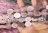 CMS1468 15.5 inches 12*16mm oval matte moonstone beads wholesale