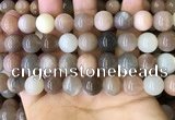 CMS1688 15.5 inches 12mm round rainbow moonstone beads wholesale