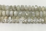 CMS1770 15.5 inches 6*13mm - 8*14mm faceted tyre moonstone beads