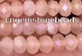 CMS1865 15.5 inches 3*4mm faceted rondelle moonstone beads wholesale