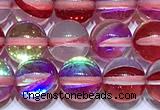 CMS2178 15 inches 6mm, 8mm, 10mm & 12mm round synthetic moonstone beads