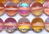 CMS2195 15 inches 6mm, 8mm, 10mm & 12mm round synthetic moonstone beads