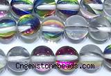 CMS2207 15 inches 6mm, 8mm, 10mm & 12mm round synthetic moonstone beads