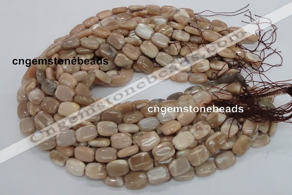 CMS28 15.5 inches 13*18mm rectangle moonstone gemstone beads wholesale