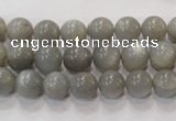 CMS304 15.5 inches 9mm round natural grey moonstone beads wholesale