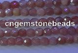CMS569 15.5 inches 4mm faceted round moonstone gemstone beads