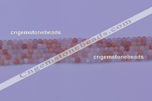 CMS620 15.5 inches 4mm round rainbow moonstone beads wholesale