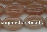 CMS962 15.5 inches 10*14mm oval A grade moonstone beads