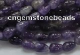 CNA32 15.5 inches 6*9mm teardrop grade A natural amethyst beads