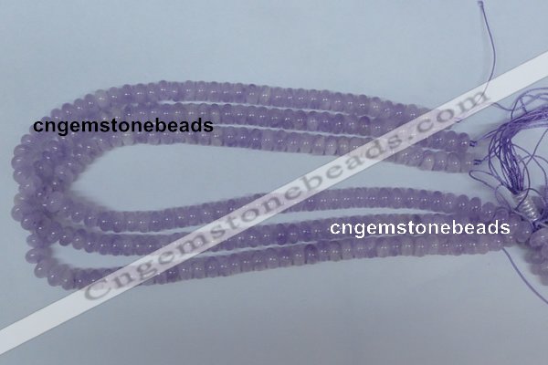 CNA407 15.5 inches 3*6mm rondelle natural lavender amethyst beads