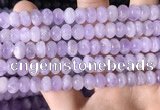 CNA781 15.5 inches 6*8mm rondelle lavender amethyst beads