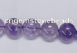 CNA803 15.5 inches 10mm round natural light amethyst beads