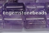 CNA815 15.5 inches 15*20mm tube natural light amethyst beads