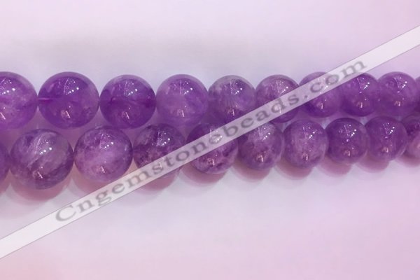 CNA959 15.5 inches 18mm round natural lavender amethyst beads