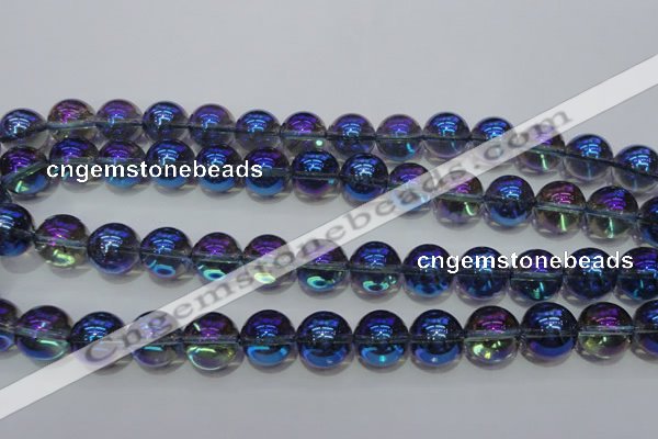 CNC303 15.5 inches 10mm round AB-color white crystal beads