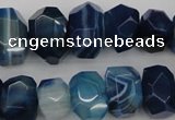 CNG1036 15.5 inches 10*14mm - 13*18mm faceted nuggets agate beads