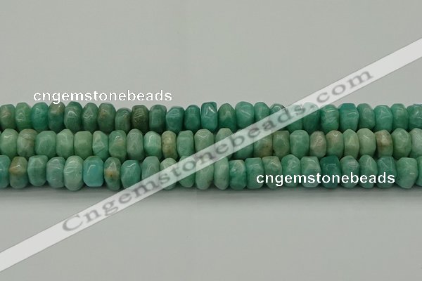 CNG1183 15.5 inches 6*14mm - 8*14mm nuggets amazonite beads