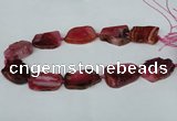 CNG1239 15.5 inches 25*35mm - 30*45mm freeform agate beads