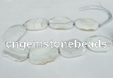 CNG1242 15.5 inches 30*40mm - 40*50mm freeform agate beads