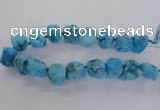 CNG1645 15.5 inches 18*25mm - 22*30mm nuggets plated druzy agate beads