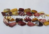 CNG1730 15.5 inches 15*20mm - 20*30mm nuggets mookaite beads