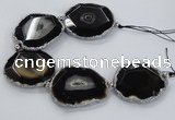 CNG2375 7.5 inches 40*45mm - 45*50mm freeform agate gemstone beads