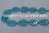 CNG2611 15.5 inches 30*35mm - 40*45mm freeform agate beads